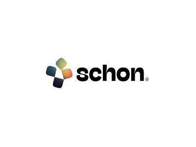 Schon Logo fix with Christos Gradient. gradient graphic design identity logo