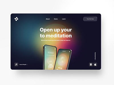 Meditate Hero Page