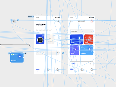A washing app interaction design inter interaction design product design ui user interface design ux ux design ux designer visual design