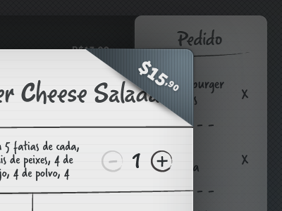 Price ribbon interface ipad menu price restaurant ribbon