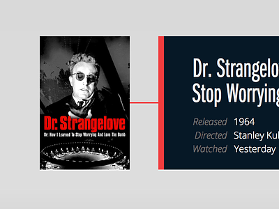 Dr. Strangelo v2 interface movie web