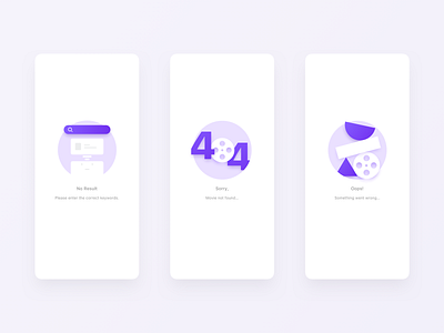 Daily Work app art clean design empty page icon illustration interface ui