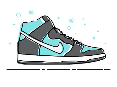 Daily Work diamond dunk icon mbe nike sb