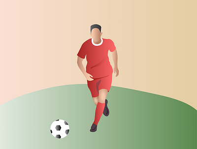 Illustration adobe illustrator art football illustration vector