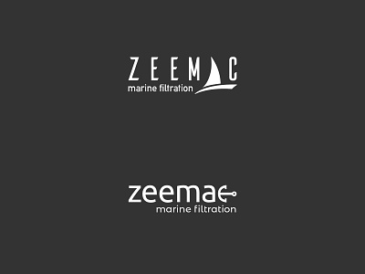 zeemac logo brand branding logo marine minimal modern typography vector zeemac