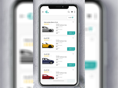 Car Mobile UI app car car app car booking car shop car showroom app car ui car website design minimal modern ui