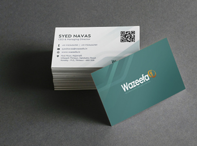 Business card business card business card design business card mockup business card template card card design company card modern simple business card wazeefa wazeefa1