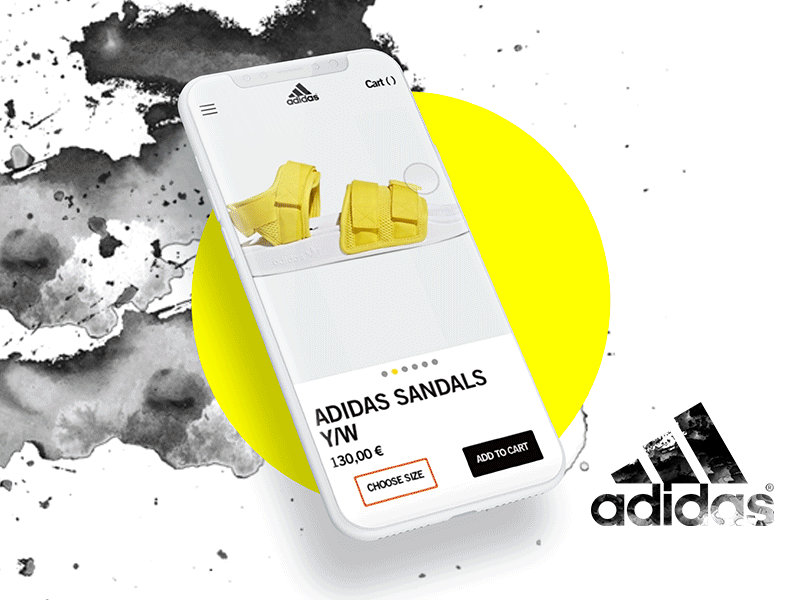 Adidas Mobile Ux ( Part I ) app branding design font icon identity mobile site ui user experience ux web