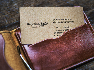 Vintage Business Card