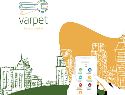 Varpet - Home service Uber-like application branding home service home services illustration mobile plumber ui ux varpet.com