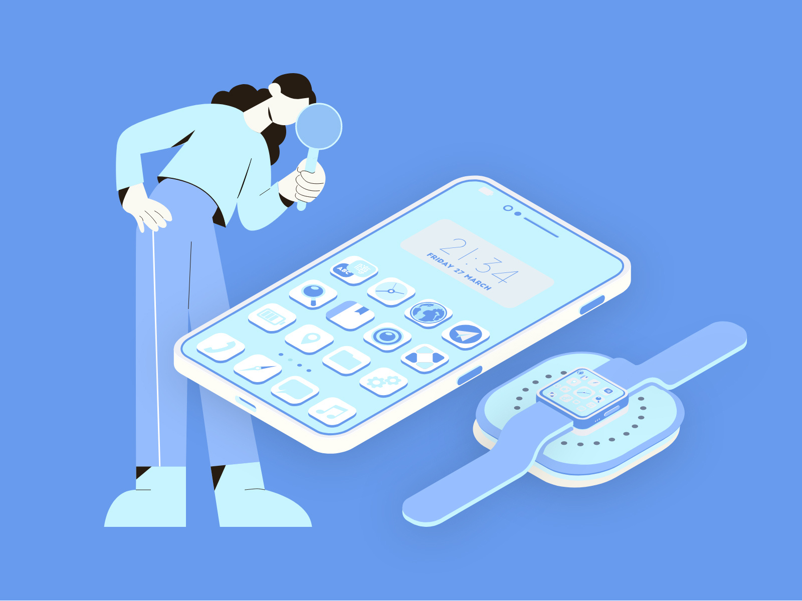 Wearable App Development by Addevice UI/UX Design and Development