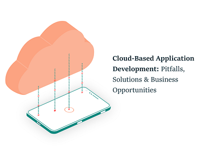 Cloud-Based Application Development android app development branding cloud app cloud technology design graphic design illustration ios logo mobile app mobile app development ui