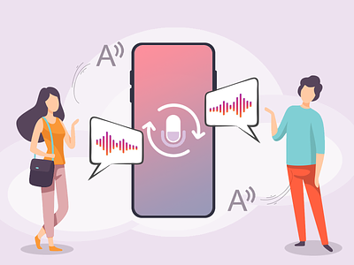 How to Create a voice translation app android branding design illustration ios logo mobile app mobile app development translationapp translator ui vector voicetranslator