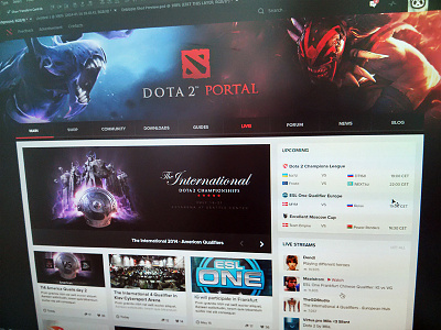 Dota 2 Portal | Work in Progress