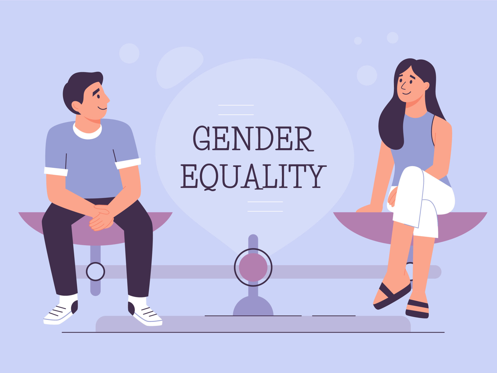 Gender Equality By Sofia Iudina On Dribbble 0476