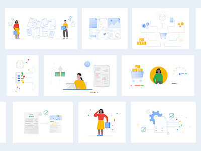 Storyboard for Google explainer video