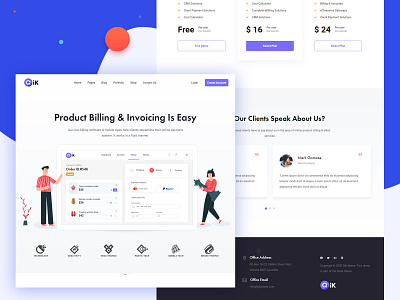 QIk - SaaS Startup WordPress Theme app branding design digital marketing digital marketing agency hosting illustration marketing saas saas app saas design saas landing page saas website seo software start up startup web design