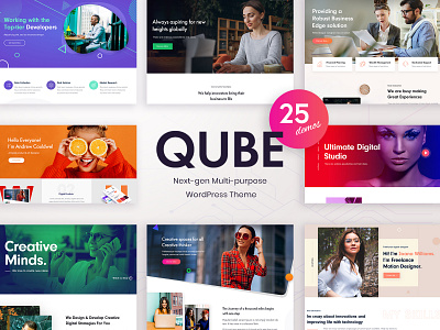 Qube - Creative Multi-purpose WordPress Theme