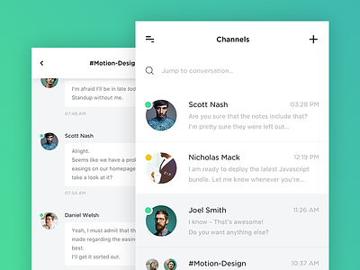 Introducing New Interface for Slack - Messaging App