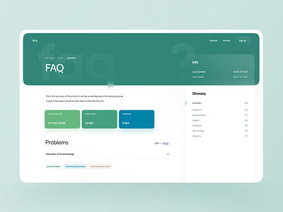 FAQ - Help Center 3d answer answers asked colors faq flat design frequently frequently asked questions green help help center help desk neumorphism question questions ui ui design ux website