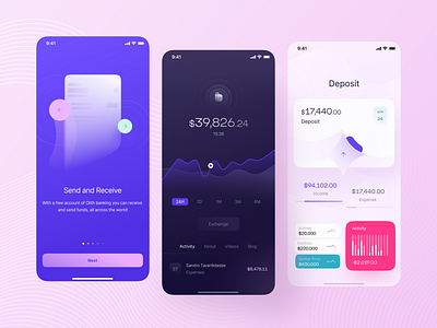 Fintech App price activities activity book activity feed transactions activity deposit splash screen guide balance wallet finances finance bankingapp banking business app fintech logo fintech app app exploration fintech