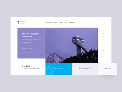 Control Tower Association — Concept air blue clean control control tower flight app grid interface minimal minimalism plane purple sandro tavartkiladze sky sky blue tavdro travel ui white whitespace