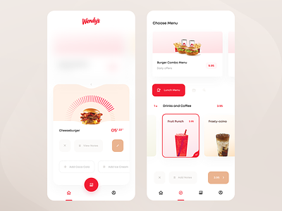 Wendy's Kiosk App — Status Check & Order