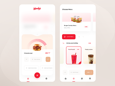 Wendy's Kiosk App — Status Check & Order