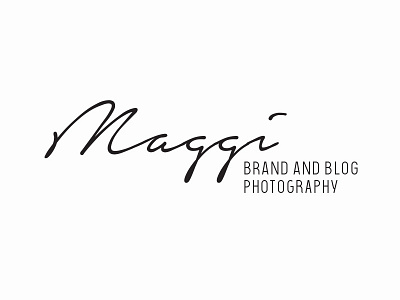 Maggie Photography logo branding design graphicdesign logo