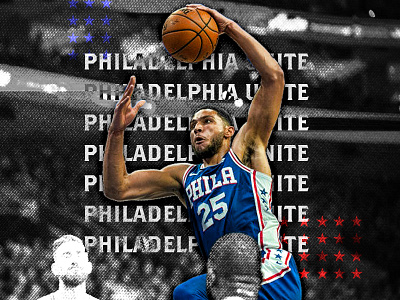 Ben Simmons | 76ers 76ers basketball design graphicdesign nba philadelphia philly photoshop sixers socialmedia sports sportsdesign