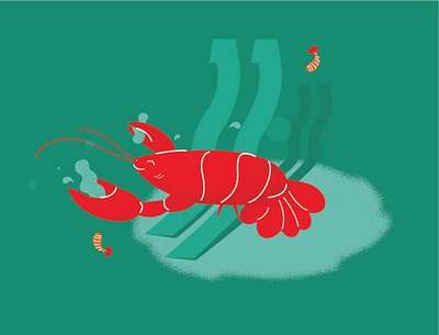 11:11 11:11 illustration lobster shrimp