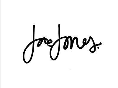 Jae Jones branding hand lettering identity typography word mark