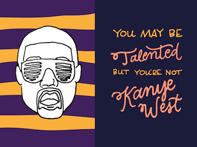 Kanye West illustration illustrator kanye kanye west vector