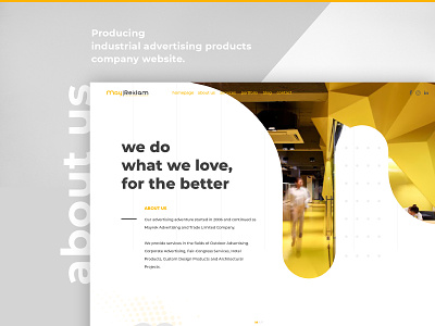 About us Page agency website uidesign webdesign website