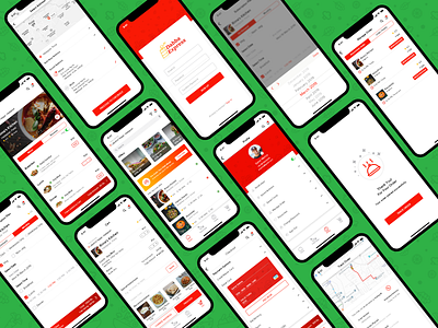 Food Delivery App Screens