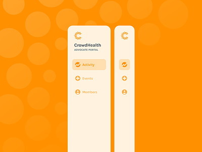 CrowdHealth Portal Side-Nav