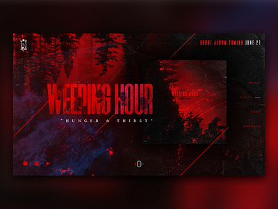 Weeping Hour Landing Page