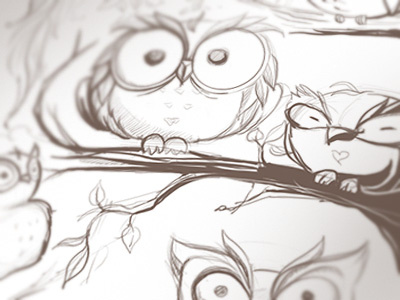 Owl owl sketch