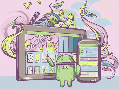 Android illustration android illustration