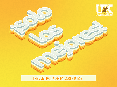Solo los mejores 3d best letters thebest type yellows