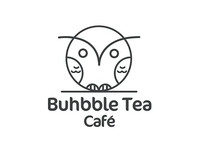 Buhbble tea Cafe brand branding bubbles bubbletea buho coffee coffeeshop designer designing drinks gabs hotdrink logodesigner logotype mexico newbrand owl tea tea cup