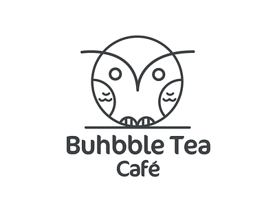 Buhbble tea Cafe brand branding bubbles bubbletea buho coffee coffeeshop designer designing drinks gabs hotdrink logodesigner logotype mexico newbrand owl tea tea cup