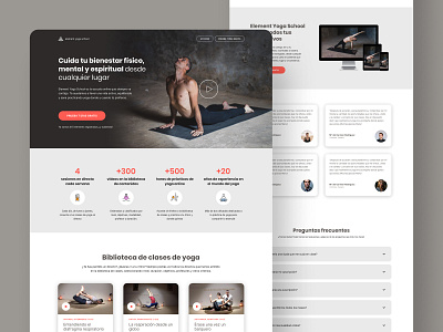 Element Yoga School membership site online yoga online yoga school suscription site visual design web design website website design yoga yoga school