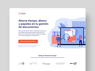 AQuA website redesign