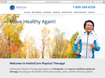 Holisticare Website adobe muse responsive website web design