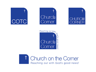 Church Logo redesign progress design graphic