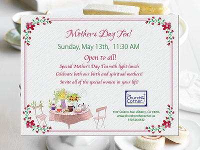 Mothers Day Event Invite