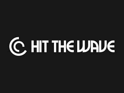 Logo - Hit The Wave brand design identity logo surf wave