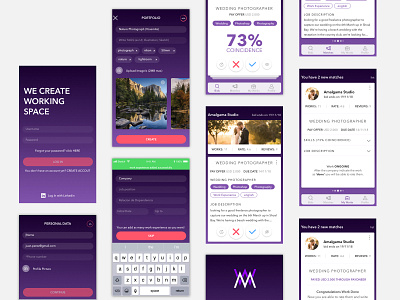 MATCHWORK, the Freelance app - UI/UX