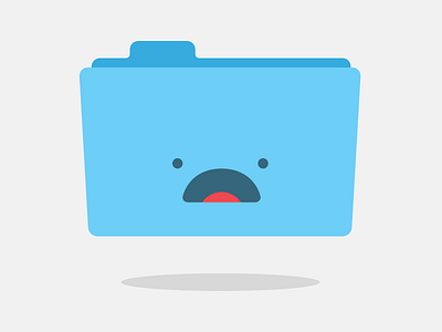 (´∩｀。) Sad Folder folder icon illustration sketch